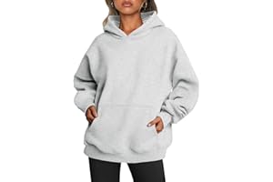 Baonmy Oversized Hoodies Fleece Sweatshirts Women Hoodies Long Sleeve Sweaters with Pocket Fall Clothes