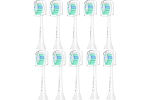 Utimcare Replacement Toothbrush Heads Compatible with Philips Sonicare Electric Toothbrush, 10 Pack, Refills