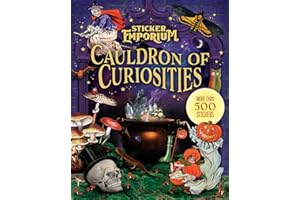 Sticker Emporium Cauldron of Curiosities - 500+ Exquisite Vintage Stickers for Scrapbooking, Journaling, Planners & Calendars and More. Includes 100 scrapbook pages