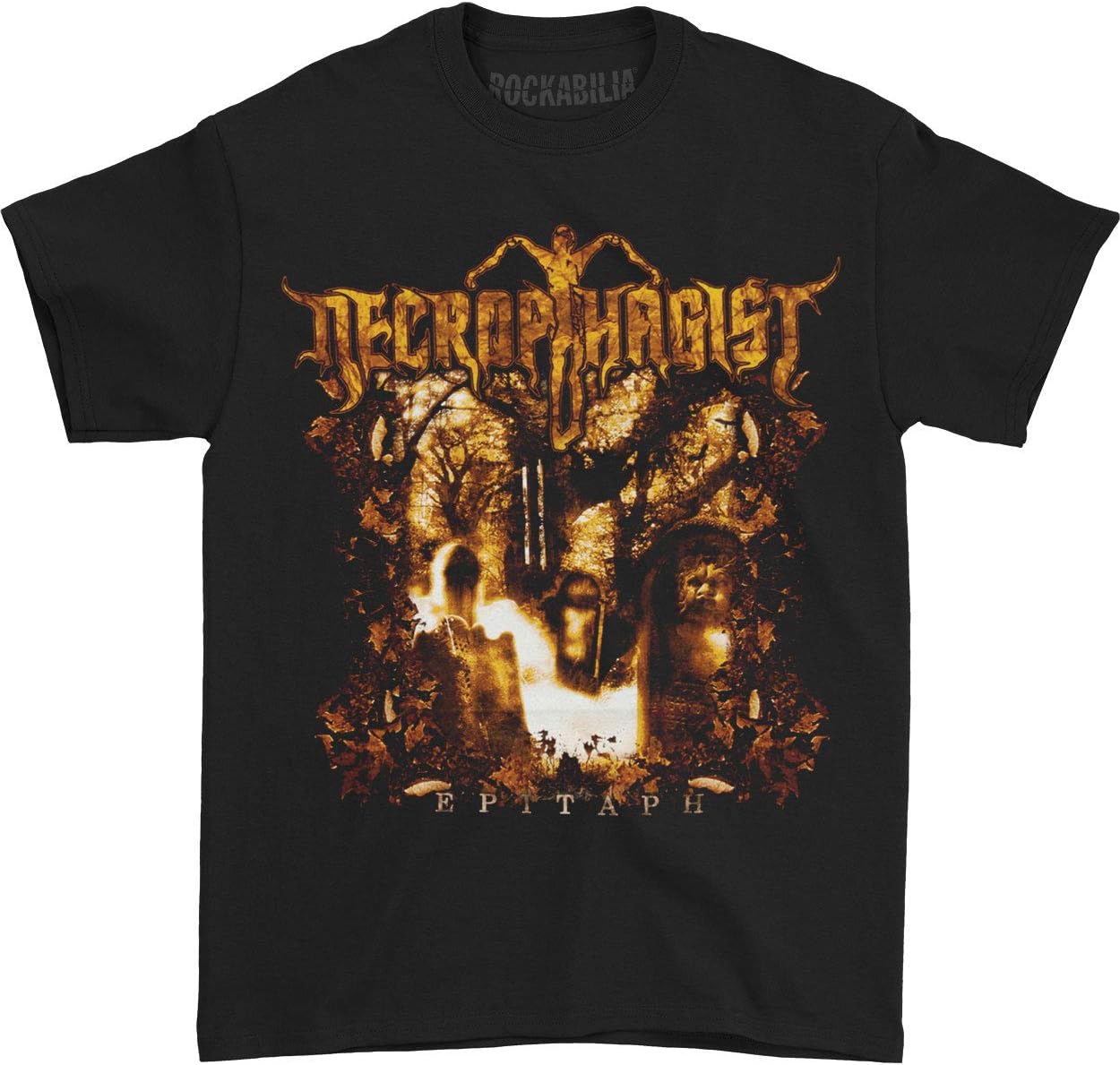 Necrophagist Men's Epitaph T-shirt Medium Black