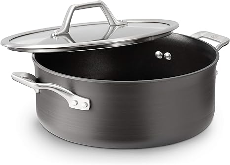 Calphalon Signature Hard Anodized Nonstick Covered Dutch Oven 5 Quart Black Amazon Ca Home Kitchen