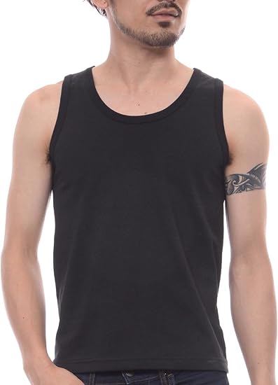 Amazon ティーシャツドットエスティー タンクトップ 無地 インナー 6 2oz メンズ タンクトップ 通販