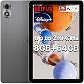 UMIDIGI Tablet G1 Tab 2025, 8(4+4)GB+64GB 1TB Expand, 5G/2.4G WiFi, 10.1 inch HD Premium Silk-Feel Design Tablet up to 2.0 GH