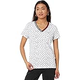 Tommy Hilfiger Womens Ss Core V-Neck Flag Tee - Solid