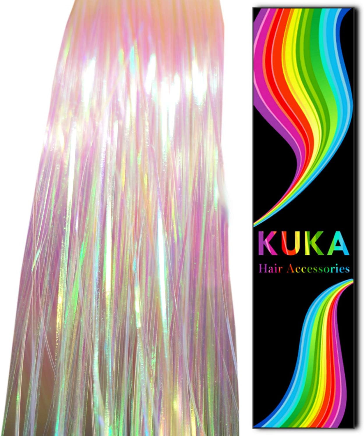 Fairy Hair Tinsel Extensions String Bling (Mermaid) Amazon.co.uk Beauty