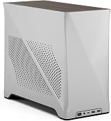 Fractal Design Era 2 ITX PC Case Silver Aluminum Walnut 3-Slot GPU PCIe 4.0 view 1