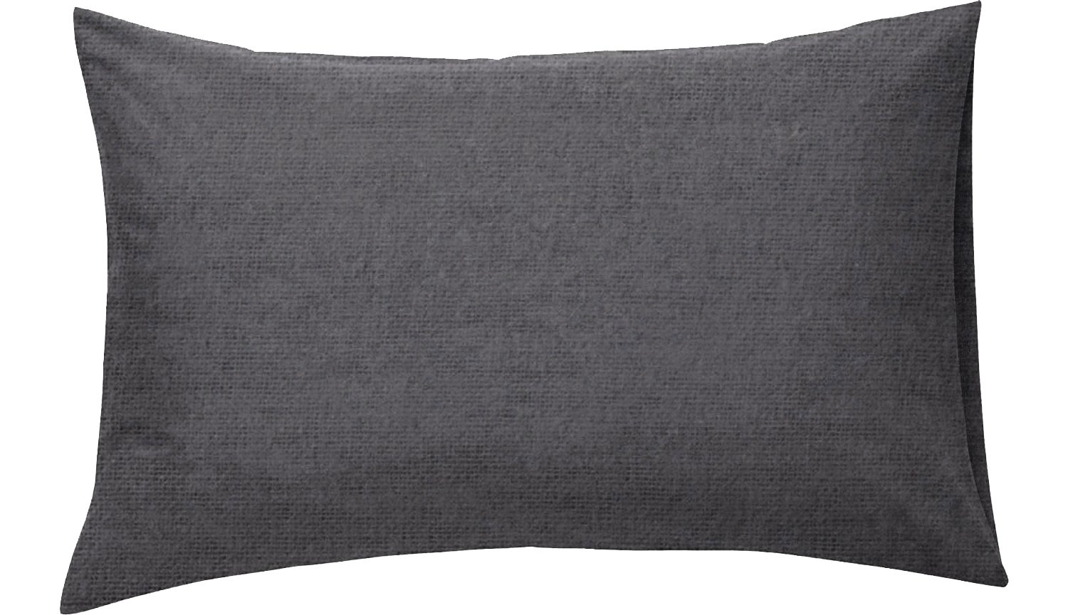 100% Brushed Cotton Soft Flannelette Pillowcase Pair 12 Colours (Pillowcase Pair, Charcoal) — image 1