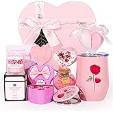 Gifts for Girlfriend, Wife, Heart-shaped Gifts for Her, Valentine's Gift Baskets for Women, Unique Present for Wedding Engagement Anniversary Bulk Set