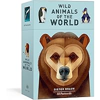 Wild Animals of the World: 50 Postcards