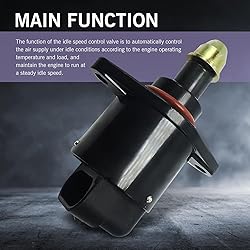 Tesnaao 1 PC Idle Air Control Valve, Car Stepper