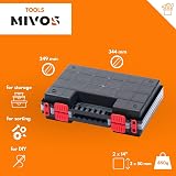 Mivos Double Sided Storage Box 344mm 40 Compartments Organizer Workshop Garage view 3