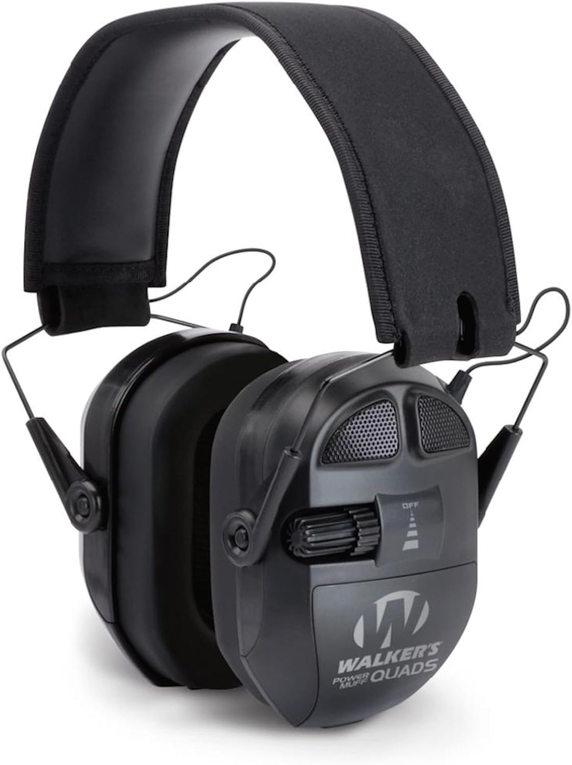 Walker's Ultimate Power Muff Quads with AFT/Electric, Black : Clothing