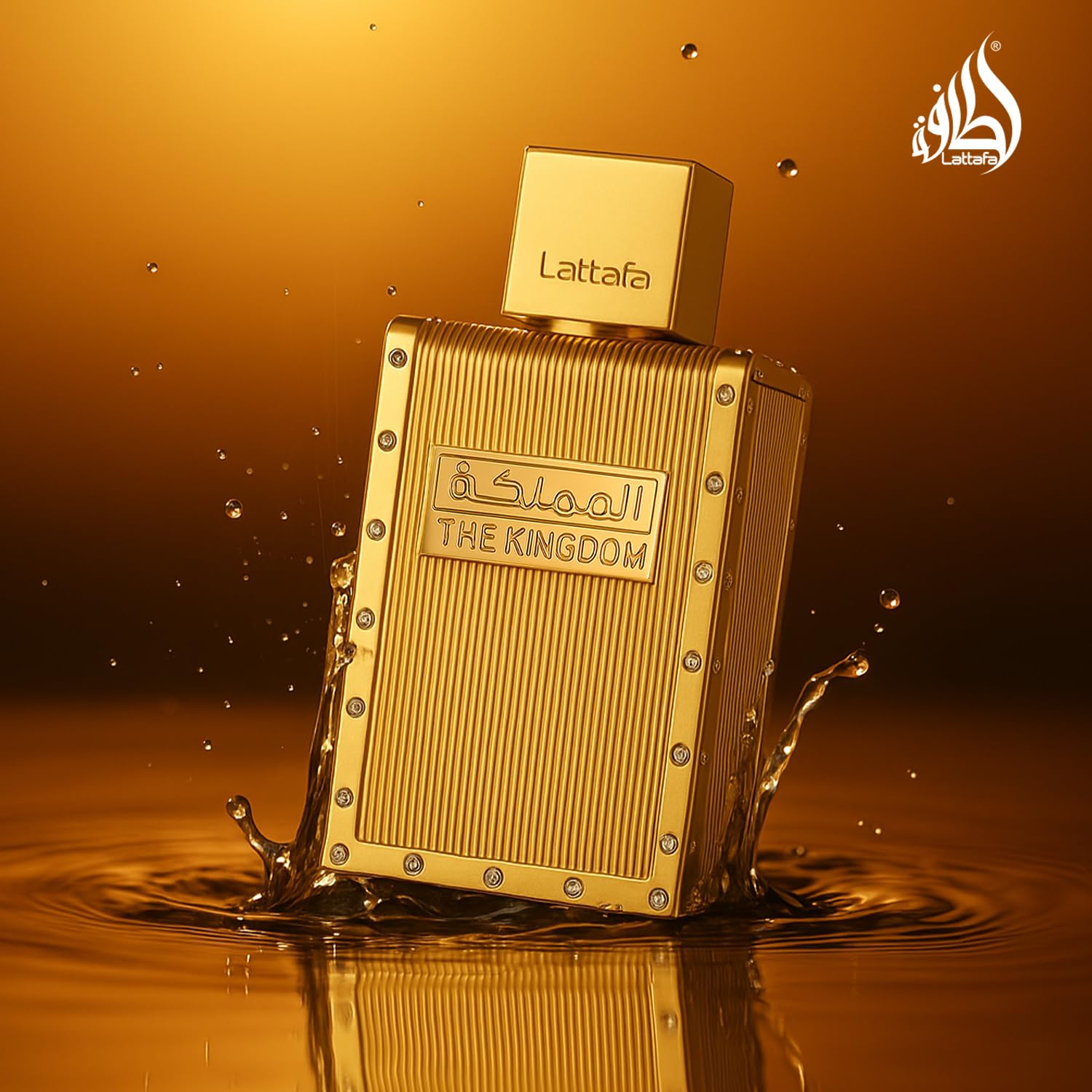 Lattafa The Kingdom Eau De Parfum Spray for Men, 3.4 Ounce