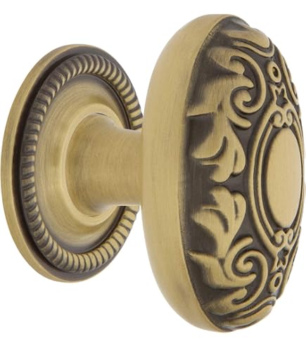 Paquete De 25 Pomos Para Gabinete De Bronce Aceitado