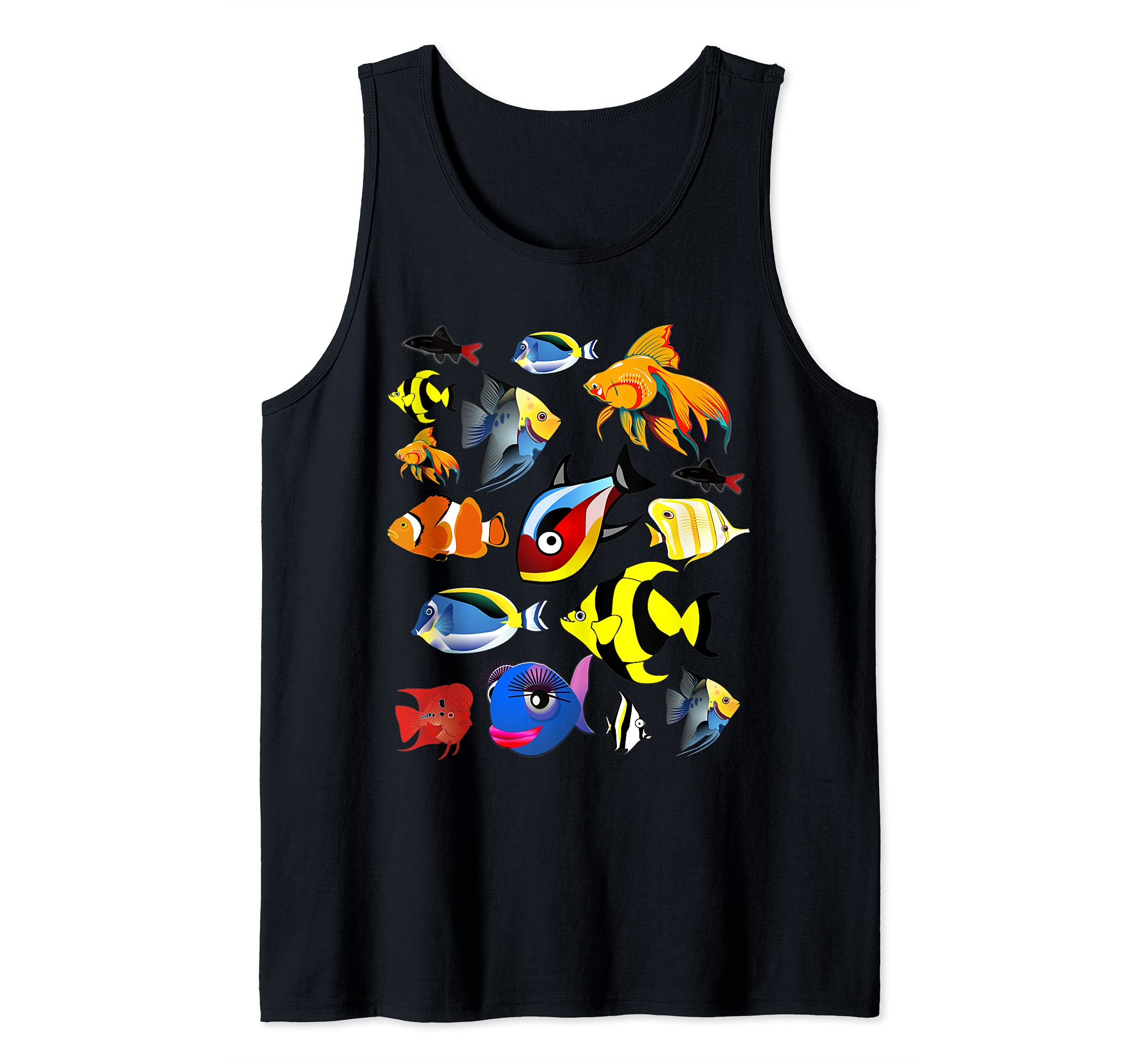 Fishkeeper T Shirt Fish Tank Tropical Aquarium Fish Gift Tank Top