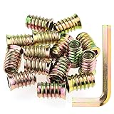 Kindroufly 3/8"-16 x 25mm Threaded Inserts, Nut