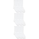 Jefferies Socks Boys Girls Baby Seamless Half Cushion School Crew Sport Socks 9 Pair Pack