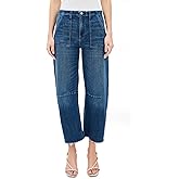 LE JEAN Women's Utility Soft Barrel Jeans