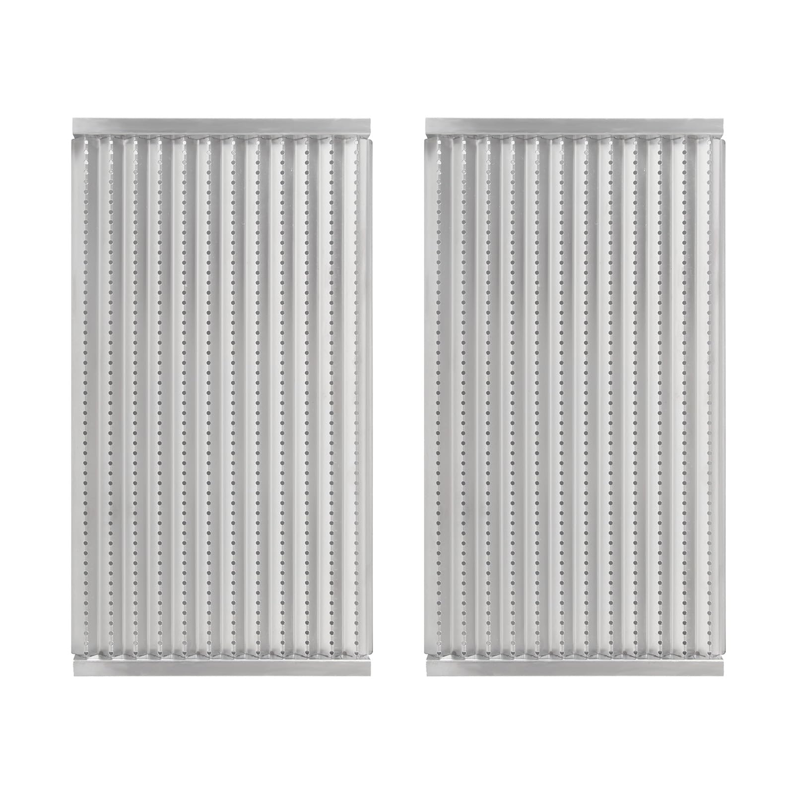 Photo 1 of 17 1/8 inch Stainless Steel Grill Emitter for Charbroil Tru Infrared 2 Burner Gas Grills 463644220 463632320 463642316 463675016, G362-2100-W1 Emitter Plates for Charbroil Grill Replacement Parts