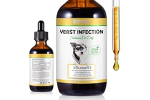 Yeast Infection Treatment for Dogs, Natural Ear Infection Treatment, Dog Allergy Relief, Supports Itchy Skin Relief, Skin and