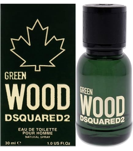 Amazon.com : Dsquared2 Green Wood Men 3.4oz EDT Spray, 5.0oz Bath