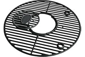 CANDANA 19.5" Round Grill Grate Cast Iron for Akorn Kamado Ceramic Grill, Louisiana Grills K24, Char-Griller 16620, Pit Boss K24, Grill Grates Replacement Parts