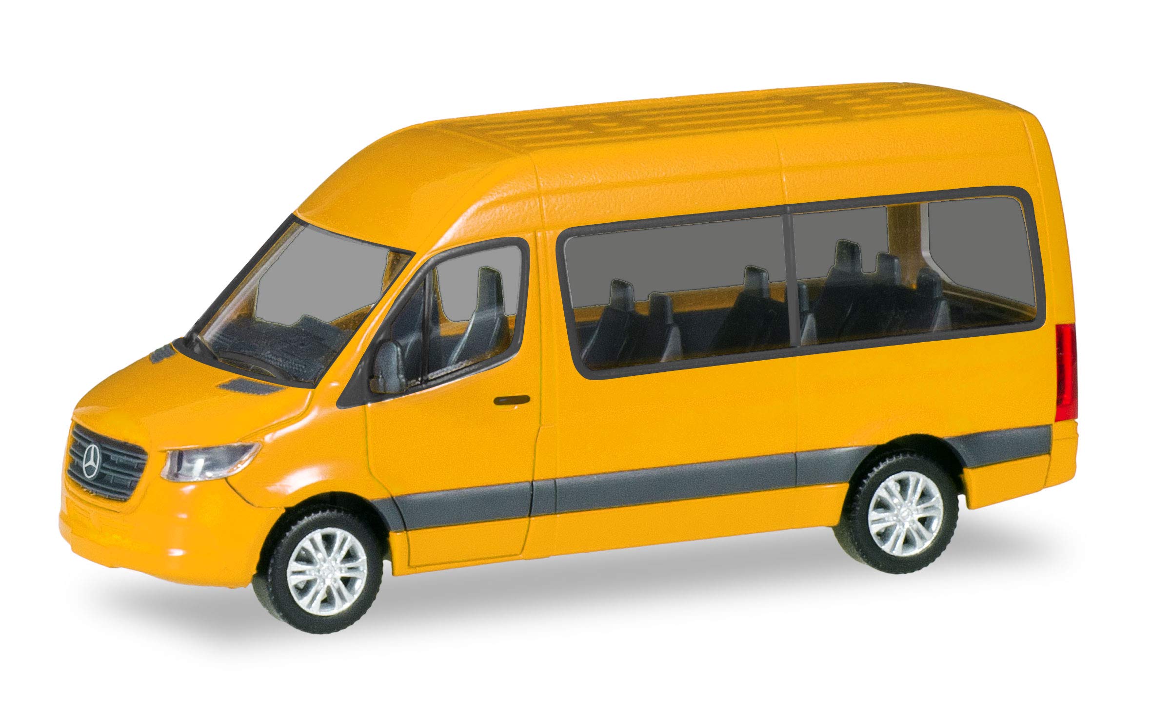 herpa Mercedes-Benz Sprinter Bus HD, traffic yellow, Sprinter Mini for retouching and pick-up