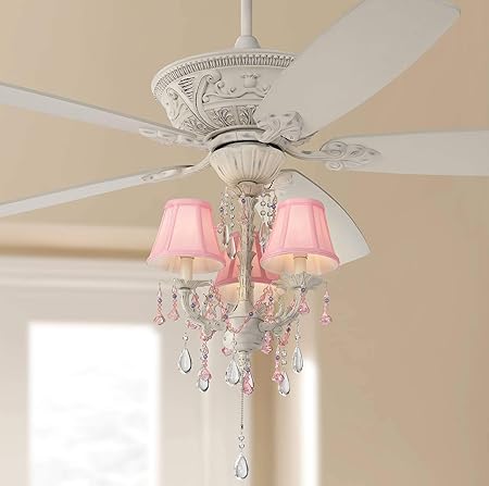 60 Montego Chic Ceiling Fan With Light Led Crystal Chandelier