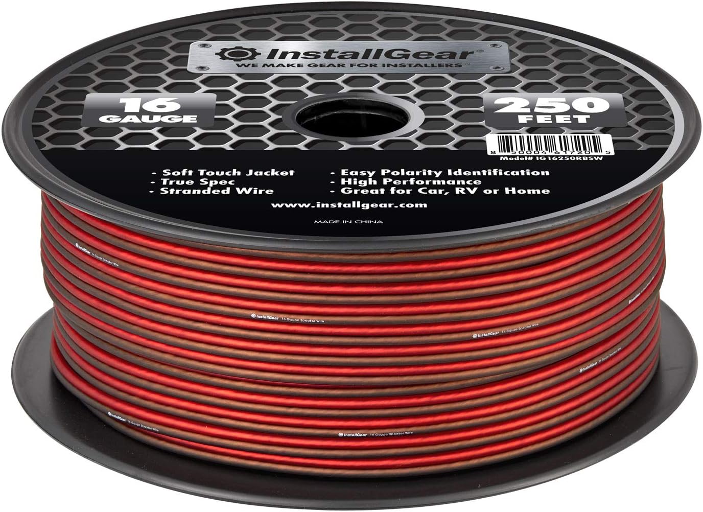 InstallGear 16 Gauge Speaker Wire Cable, 100 feet: Home Audio & Theater