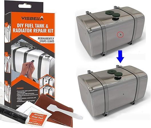 Amazon Visbella 高耐久 Diy 金属製ガソリンタンク 燃料タンク ラジエーター修理キット 漏れ修理 永久修理 ボディ フェンダー補修ツール 車 バイク