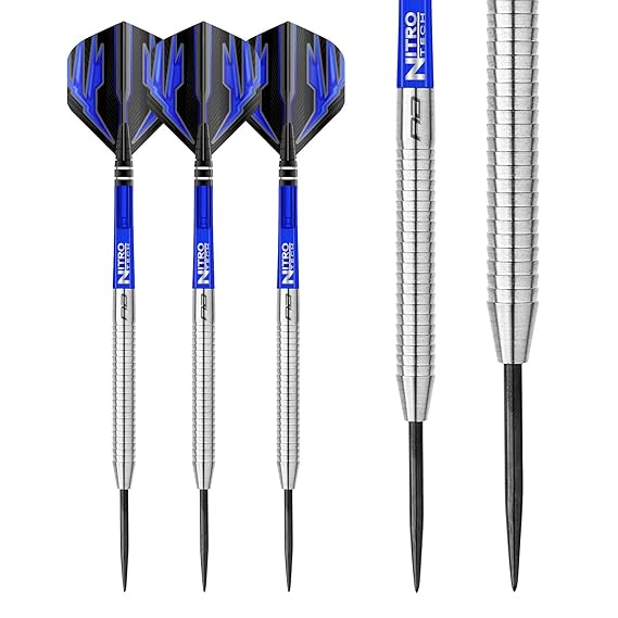 Razor Edge Original 20g, 21g, 23g, 24g, 26g, 29g oder 30g Tungsten Darts Set mit Flights und Schäfte
