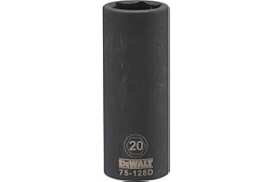 DEWALT DWMT75128OSP 6 Point 1/2" Drive Deep Impact Socket 20MM