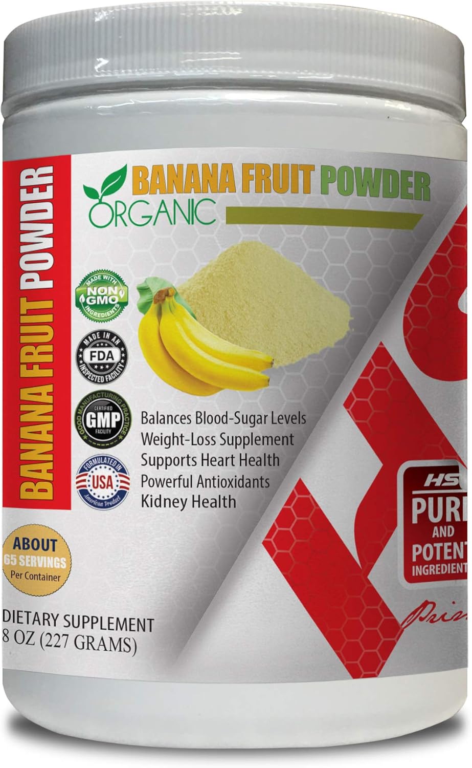 Organic Energy Booster Banana Fruit Organic Powder