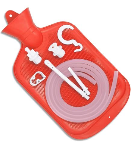 Amazon.com: 2 Quart Home Enema Bag Kit with Hose Tips and Water