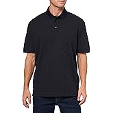 Armani Exchange Mens All Over Monogram Logo Polo