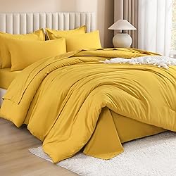 Litanika Comforter King Size Set Mustard Yellow - 7