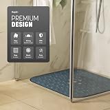 KEPLIN Premium Non-Slip Bath Mat 164 Suction Cups 54x54cm Dark Blue view 3