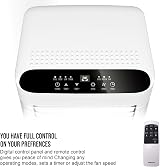 Belaco 9000 BTU Portable Air Conditioner 4 in 1 with Remote Dual Window Kit view 3