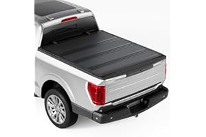 Tono King Hard Low Profile Quad-Fold Aluminum Truck Bed Tonneau Cover Compatible with 2015-2025 Ford F150 | F150 Lightning 5' 5" Bed (66")