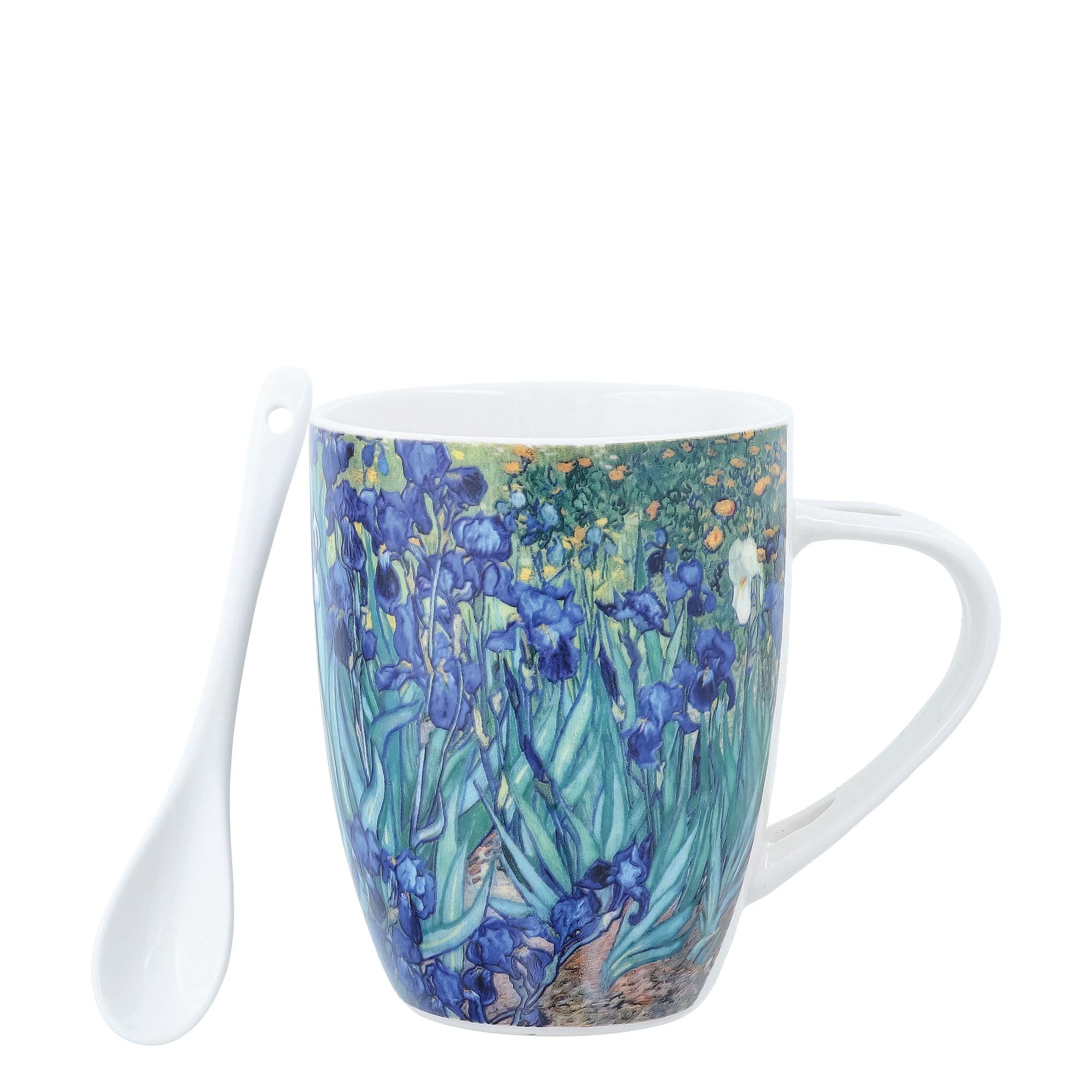 Van Gogh Ceramic Iris Spoon Mug
