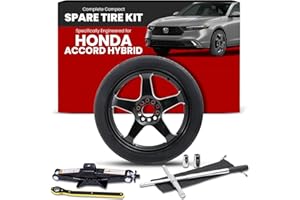 Modern Spare - Fits 2013-2025 Honda Accord Hybrid - Compact Spare Tire Kit & Accessories - Complete Kit