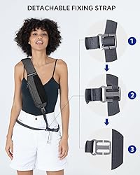 WATERFLY Small Hiking Sling Bag: Crossbody Sling