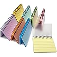 8 Packs Spiral Index Cards, Ruled Spiral Bound Revision Flash Record Cards Note Taking Paper - 5x3 Inches each Spiral Index Cards - 8 Colors