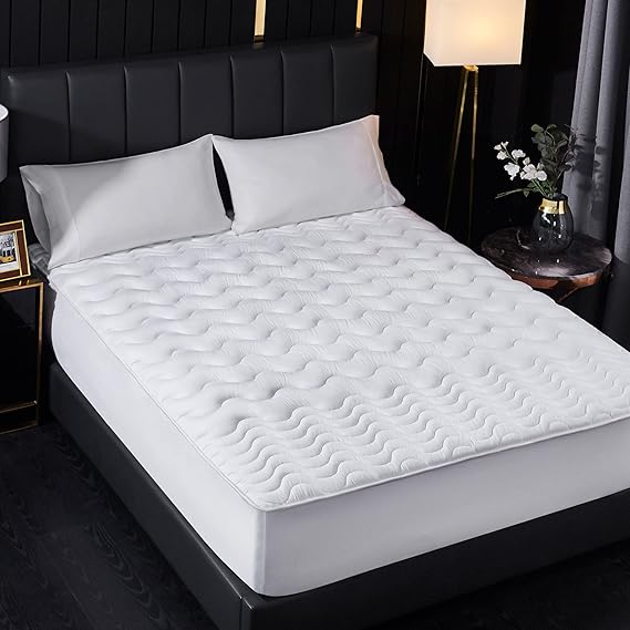 Atarashi Firm, Bamboo Charcoal Infused Mattress Topper, Pressure Relief