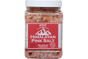 Indo Bio Organics 1kg Himalayan Pink Salt, Rock Salt Enriched With 80+ Nutrients & Minerals, Natural & GMO-Free Coarse Grain 
