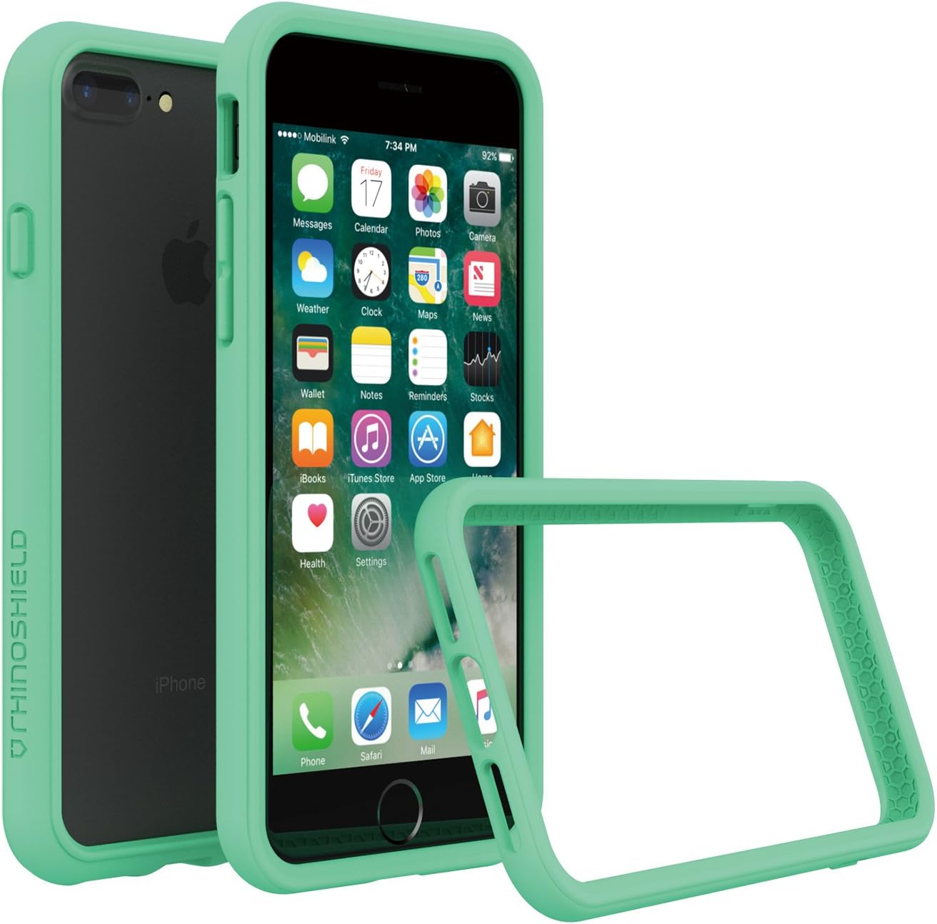 RhinoShield Bumper Case compatible with [iPhone 8 Plus/iPhone 7 Plus