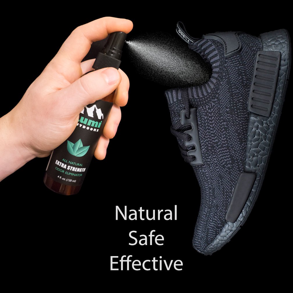 Lumi Outdoors Natural Shoe Deodorizer Spray, Foot Odor Eliminator Air Freshener eBay