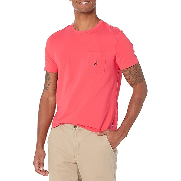 Gildan Men's Ultra Cotton T-Shirt - Medium, Azalea Pink, Heavyweight Basic Tee - View #9