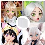 DIVINA VITAE 10x White Fursuit Eye Mesh 30x20cm Plastic PVC 0.5mm Therian view 2