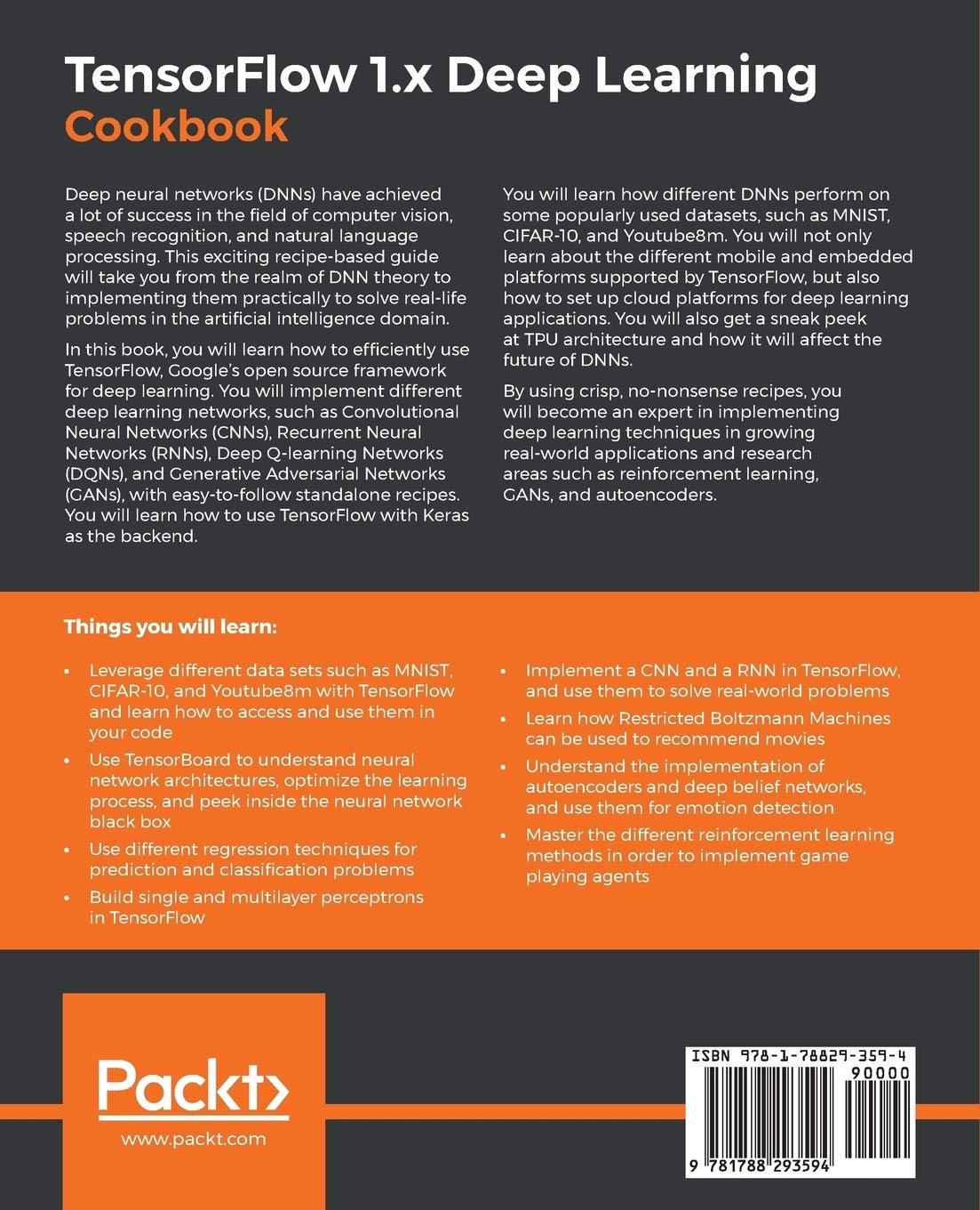tensorflow cookbook